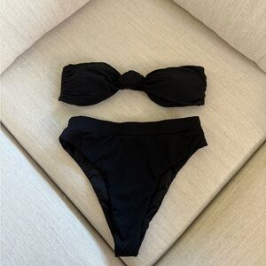 Envy Black Bikini with Bow Accent